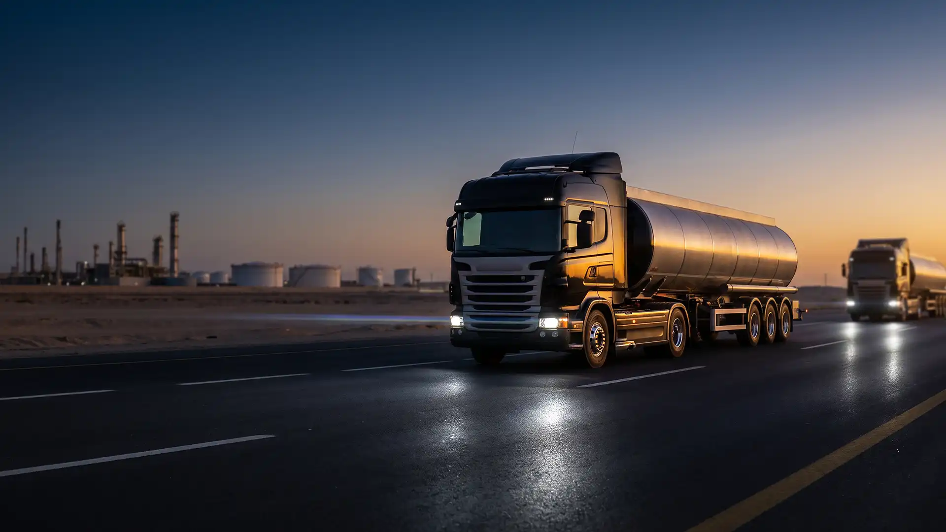 نجمة الفرسان للنقليات - توريد وتوصيل الديزل في المنطقة الشرقية